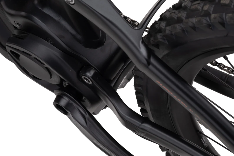 Whyte E-180 Rsx Mx Electric Mountain Bike 2023 in Matt Black with Burnt Orange Gold-8